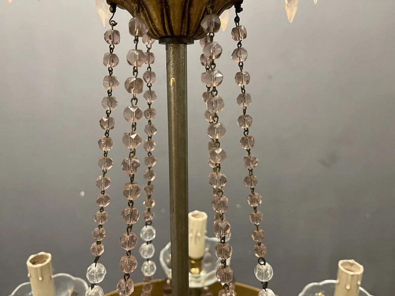 Murano glass chandelier with 13 lights, 1950s 4