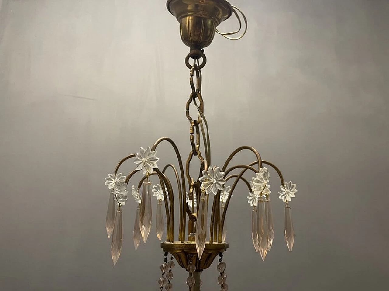 Murano glass chandelier with 13 lights, 1950s 6
