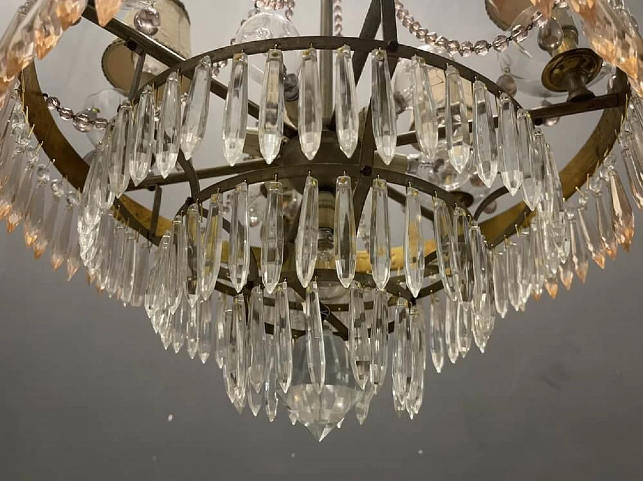 Murano glass chandelier with 13 lights, 1950s 8