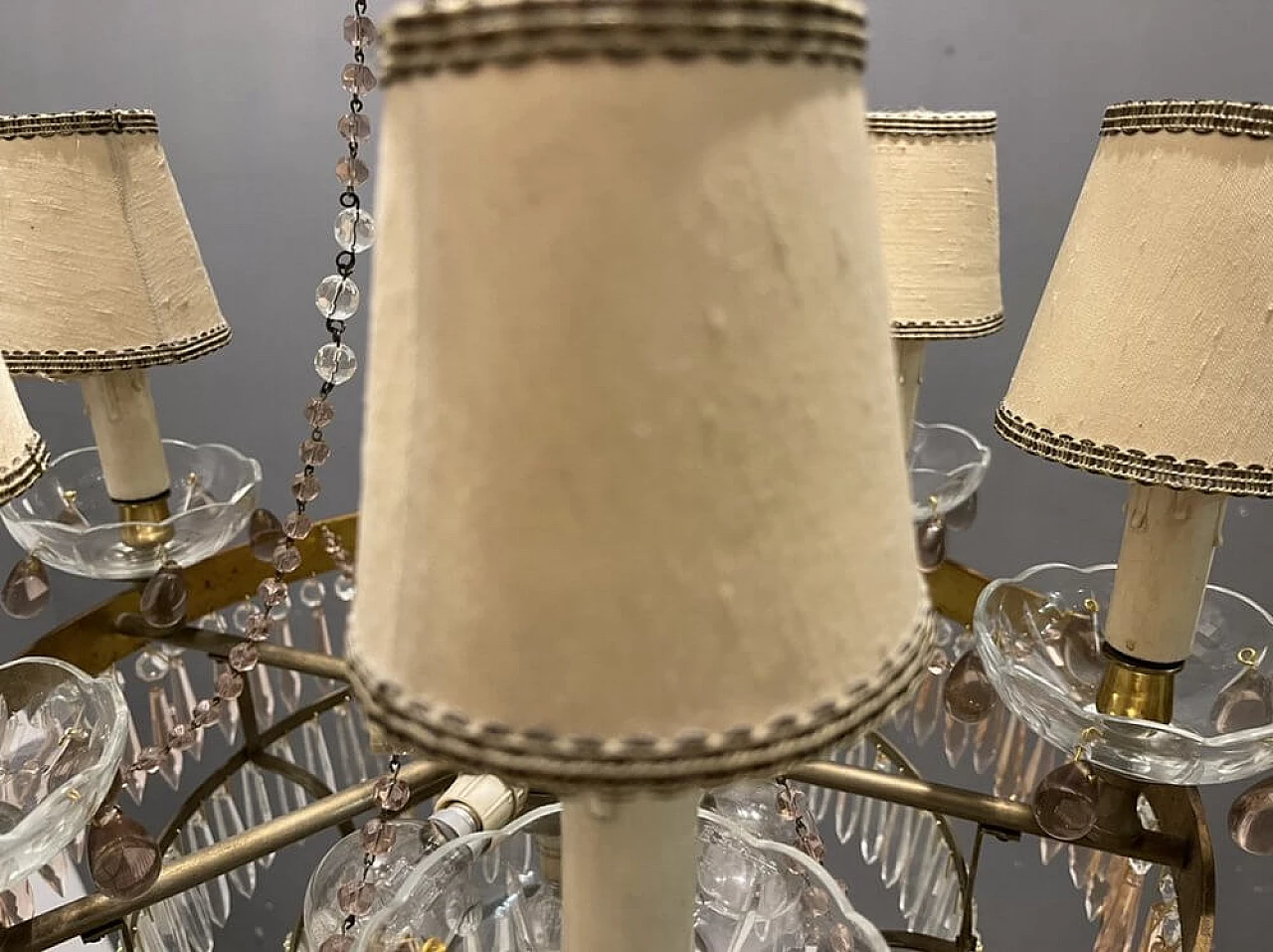 Murano glass chandelier with 13 lights, 1950s 10