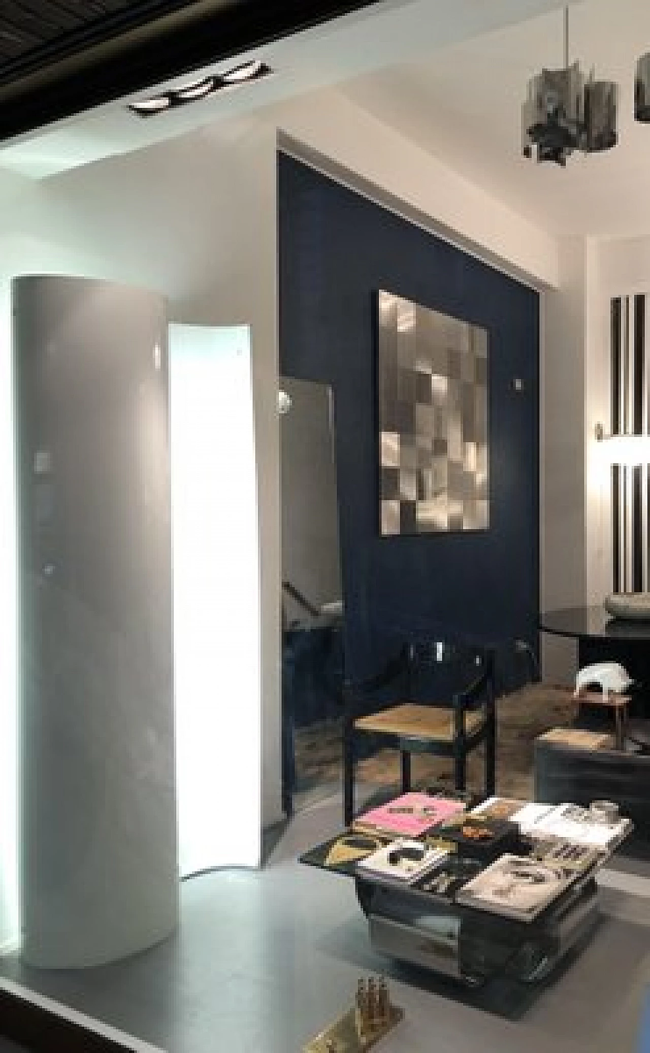 Lampada da terra Parete Luce di Augusto Betti per Habitat, anni '70 4