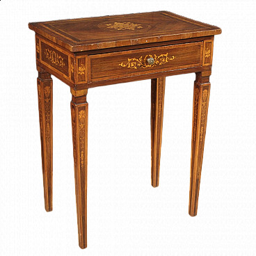 Louis XVI wooden coffee table, 20th century