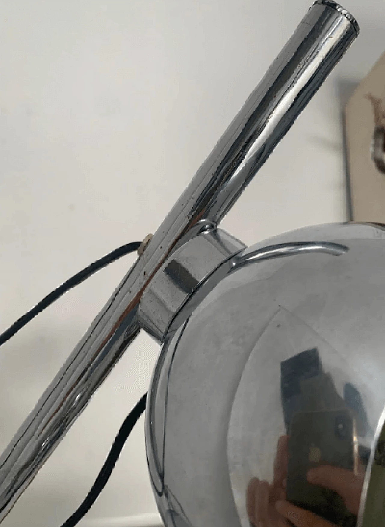 Floor lamp in chromed metal by Goffredo Reggiani, 1970s 5