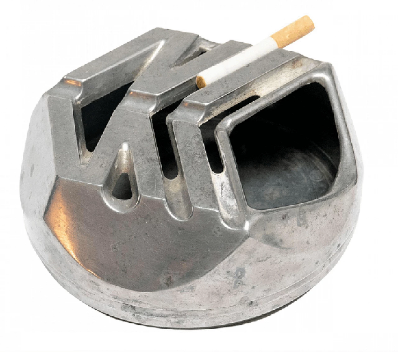 Apollo PN58 ashtray in aluminum by Sersterug Criant, 1960s 1