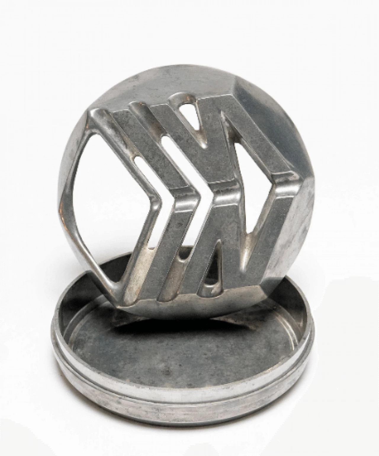Apollo PN58 ashtray in aluminum by Sersterug Criant, 1960s 5