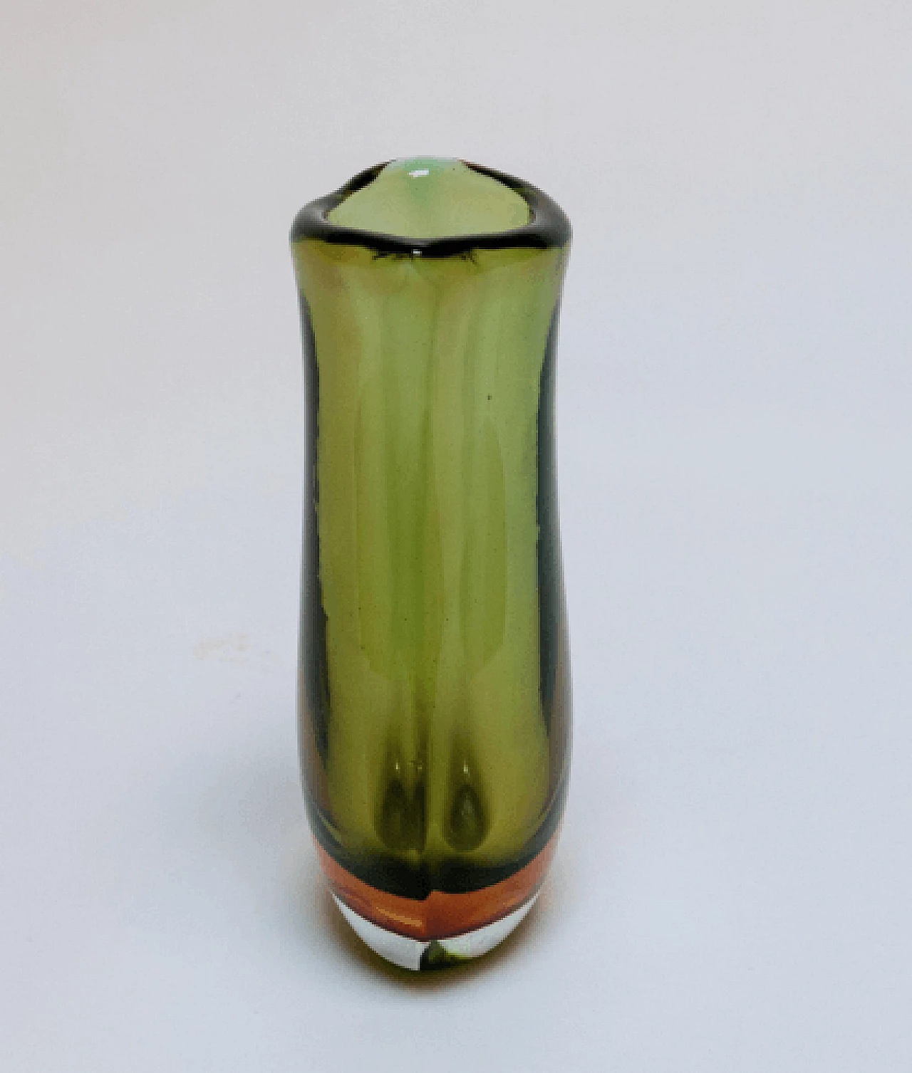 Submerged Murano glass vase in the style of Seguso, 1960s 2