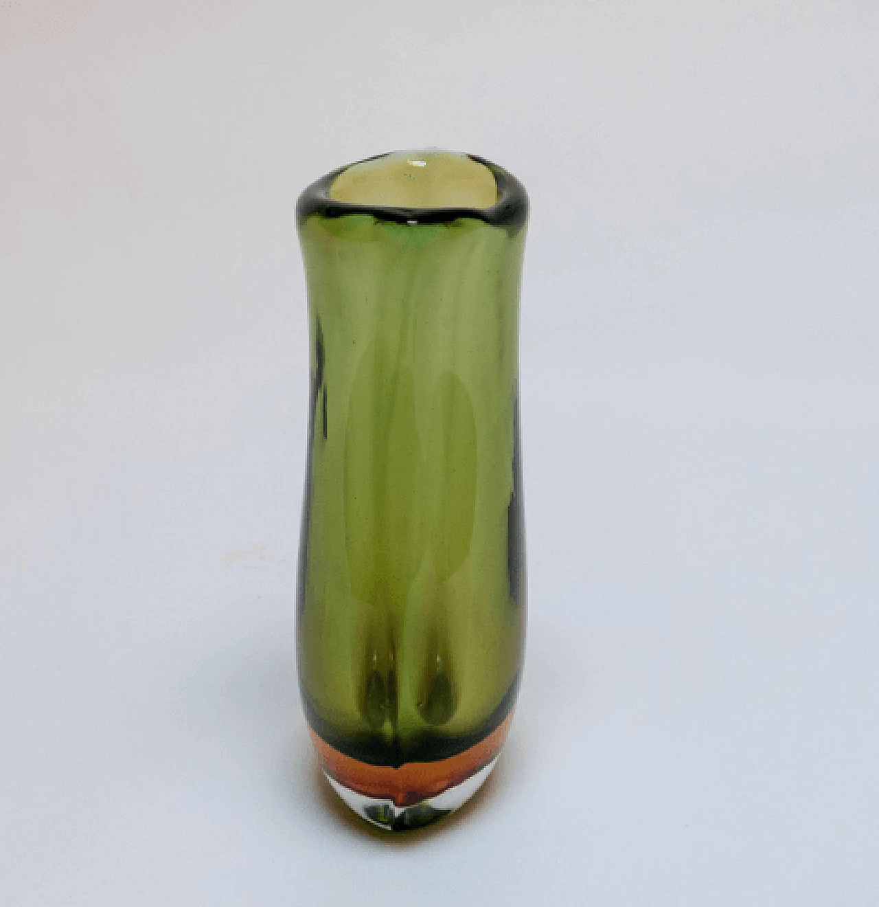 Submerged Murano glass vase in the style of Seguso, 1960s 4
