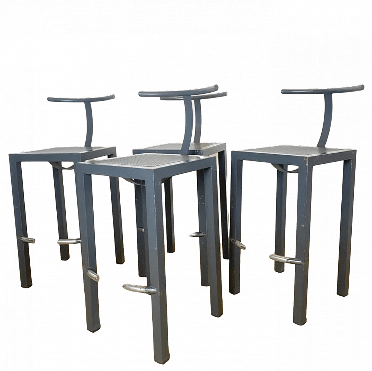 4 Sarapis stools by Philippe Starck for Driade, 1980s 16