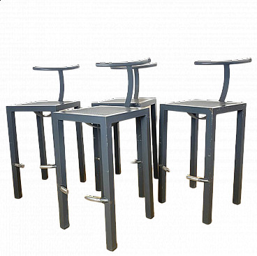 4 Sarapis stools by Philippe Starck for Driade, 1980s