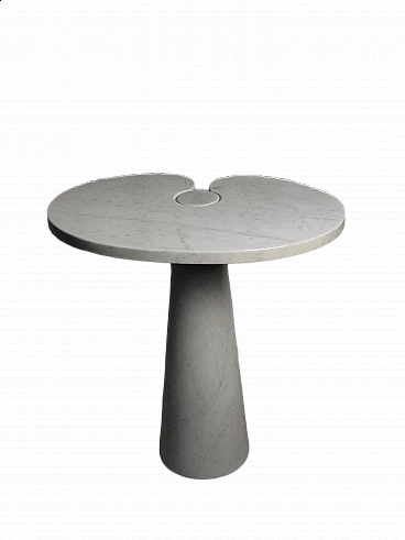Tavolino in marmo Eros di Angelo Mangiarotti per Skipper, anni '70
