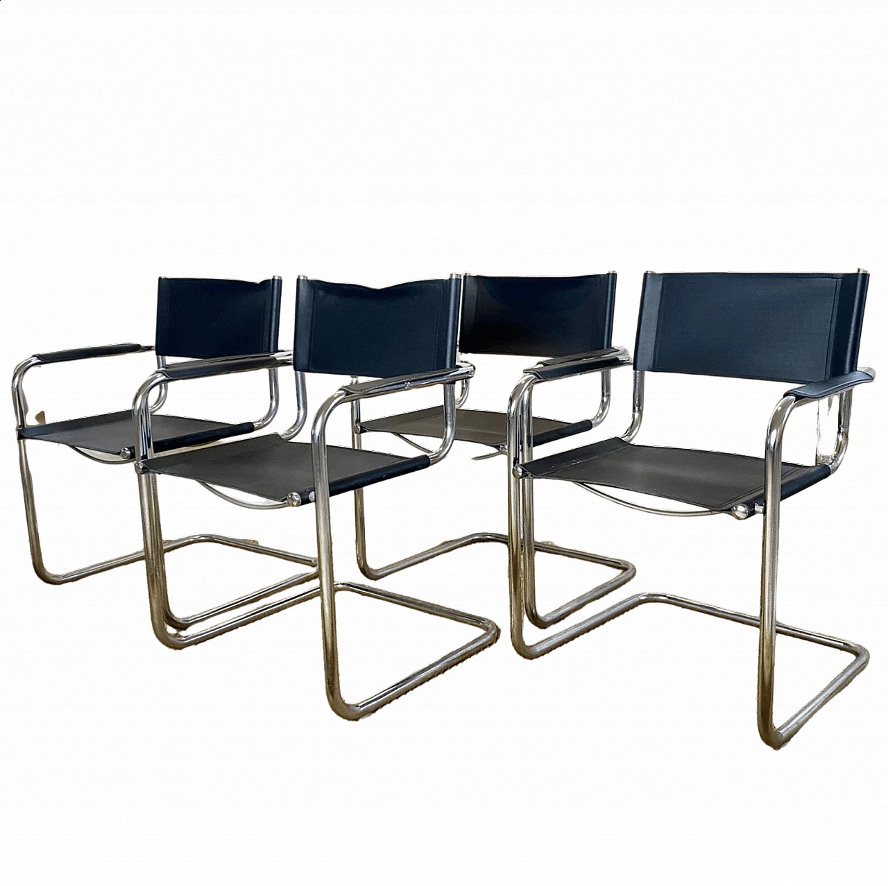 4 S34 cantilever chairs by Mart Stam, 1960s 10