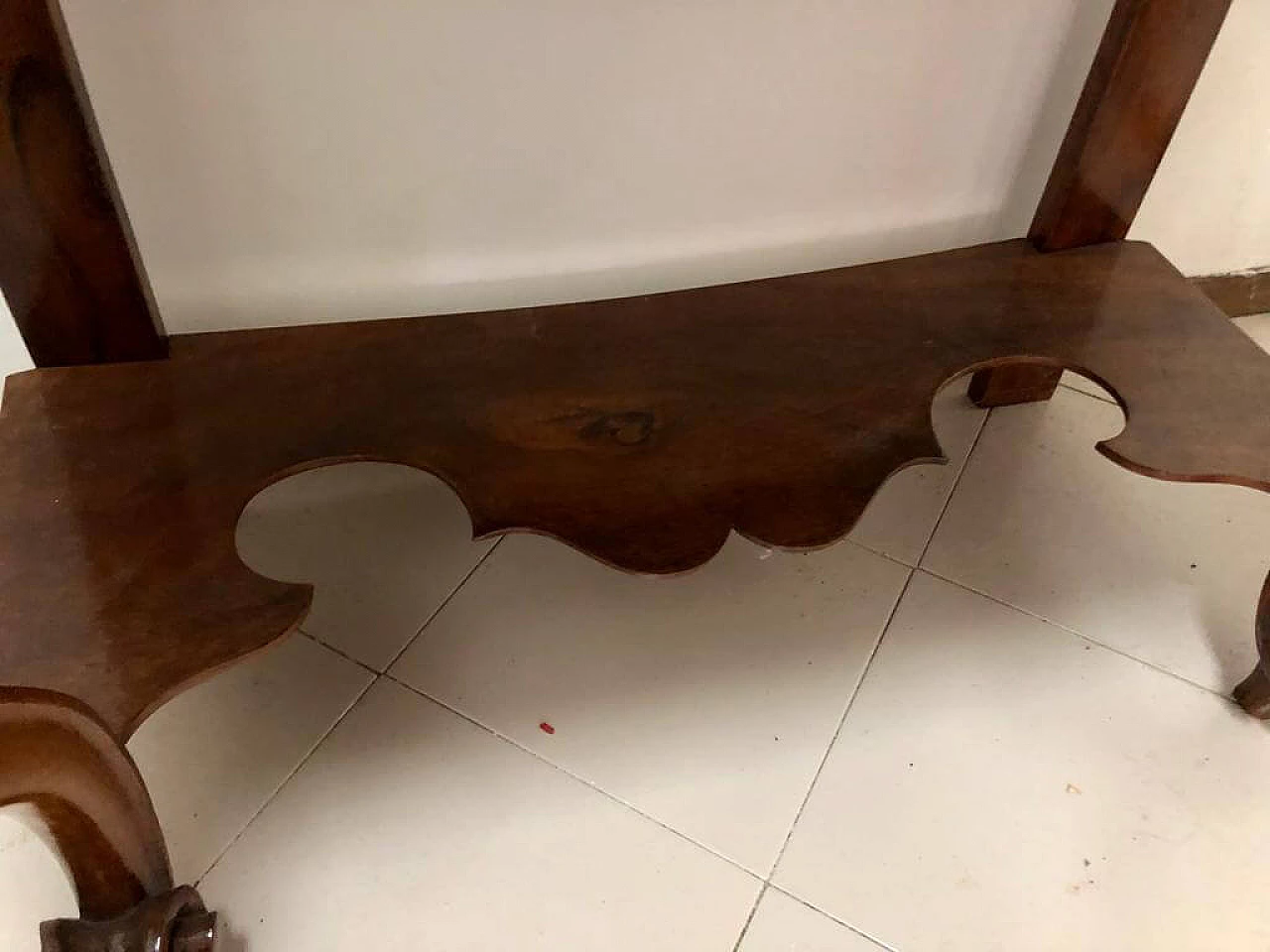 Walnut dressing table with marble top, 19th century 3