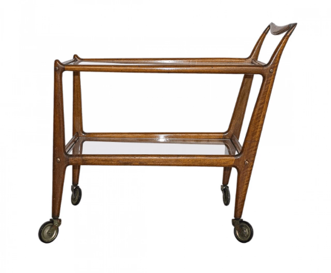 Number 58 bar cart by Ico Parisi for De Baggis, 1950s 1