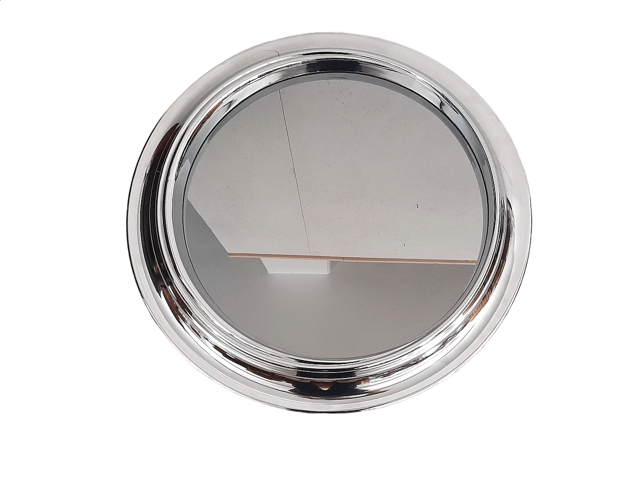 Mirror with chrome frame, 1970s 8