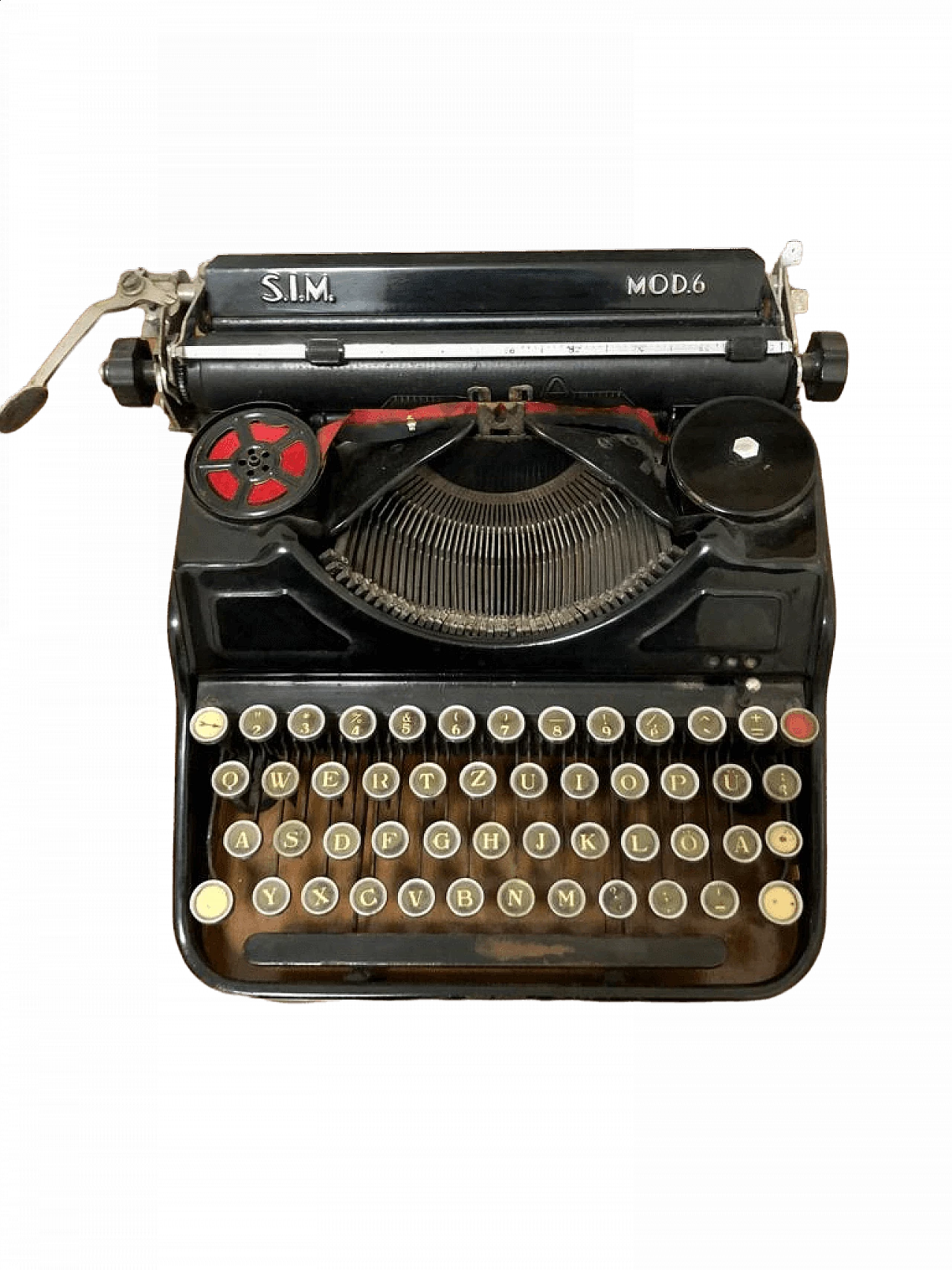 Typewriter by Giachero for S.I.M. model 6, 1930s 6