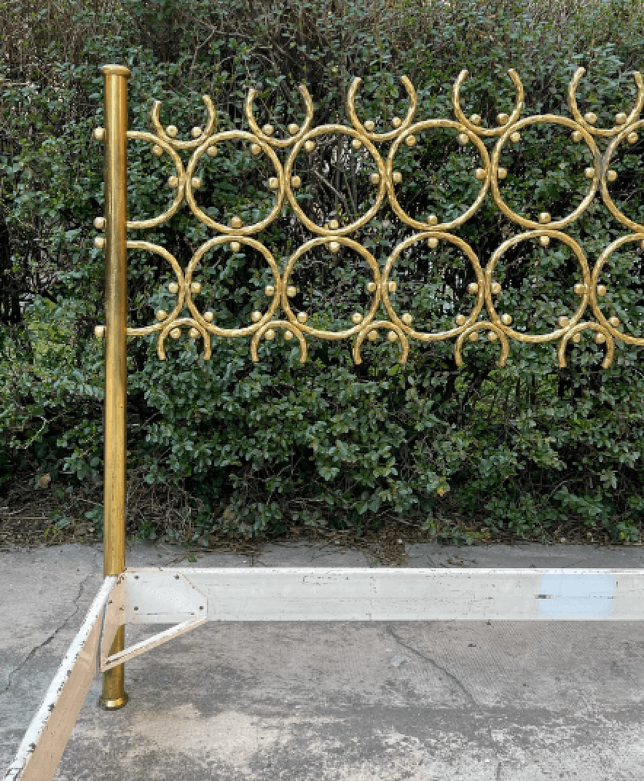 Brass bed by Osvaldo Borsani and Arnaldo Pomodoro, 1960s 4