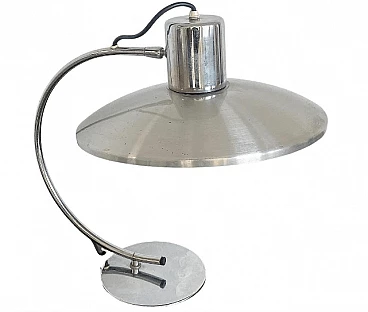 Lampada da tavolo in metallo e alluminio, anni '60