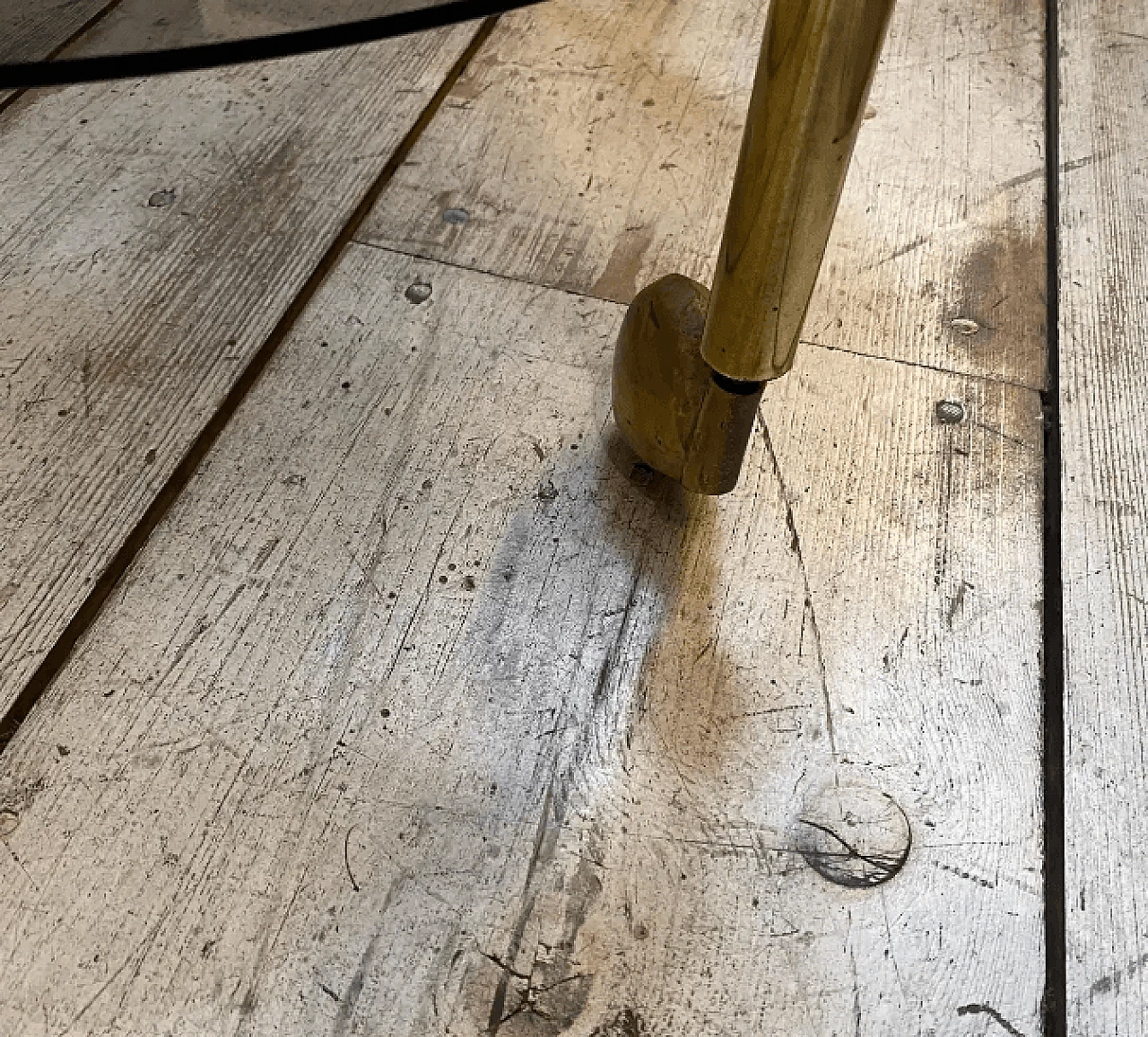 Round brass and smoked glass bar cart, 1970s 7