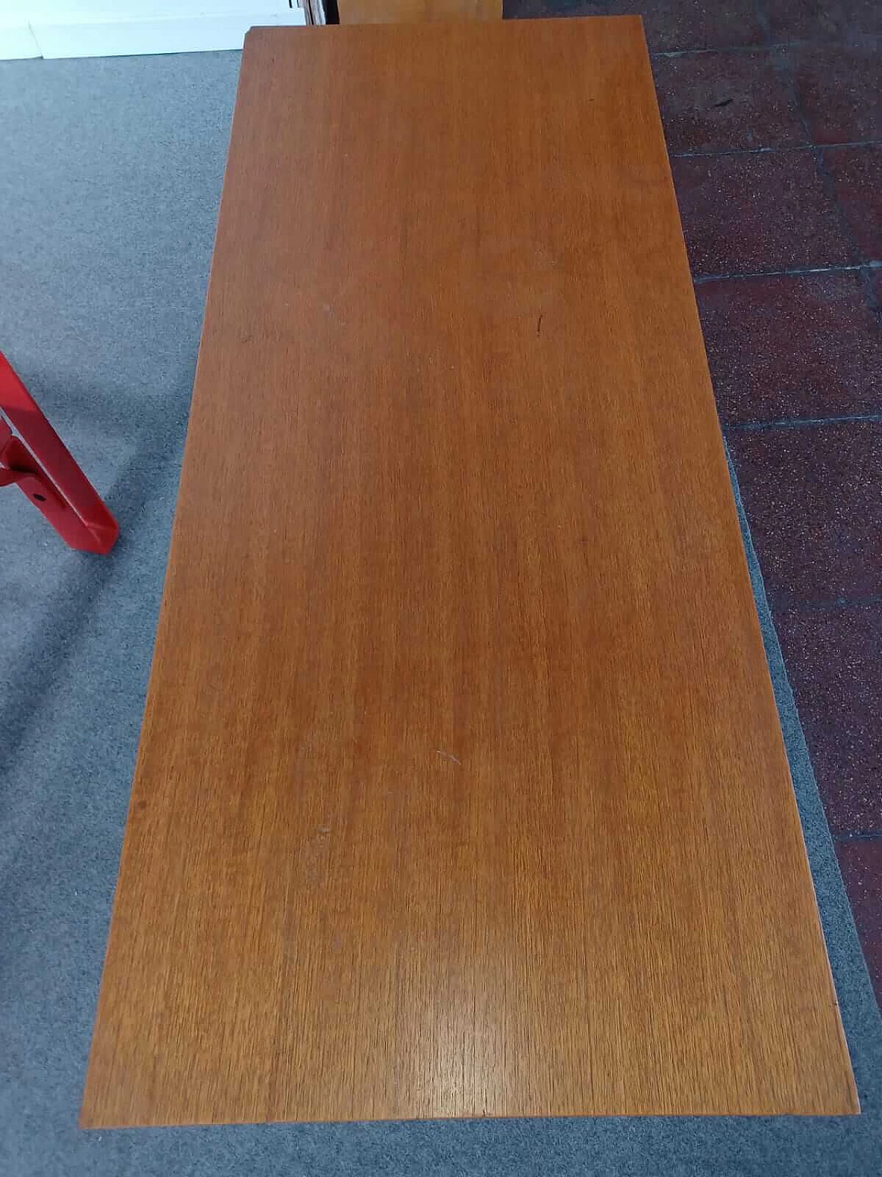 Tavolino da caffè in legno di Georges Coslin per 3V Arredamenti, anni '60 1365597