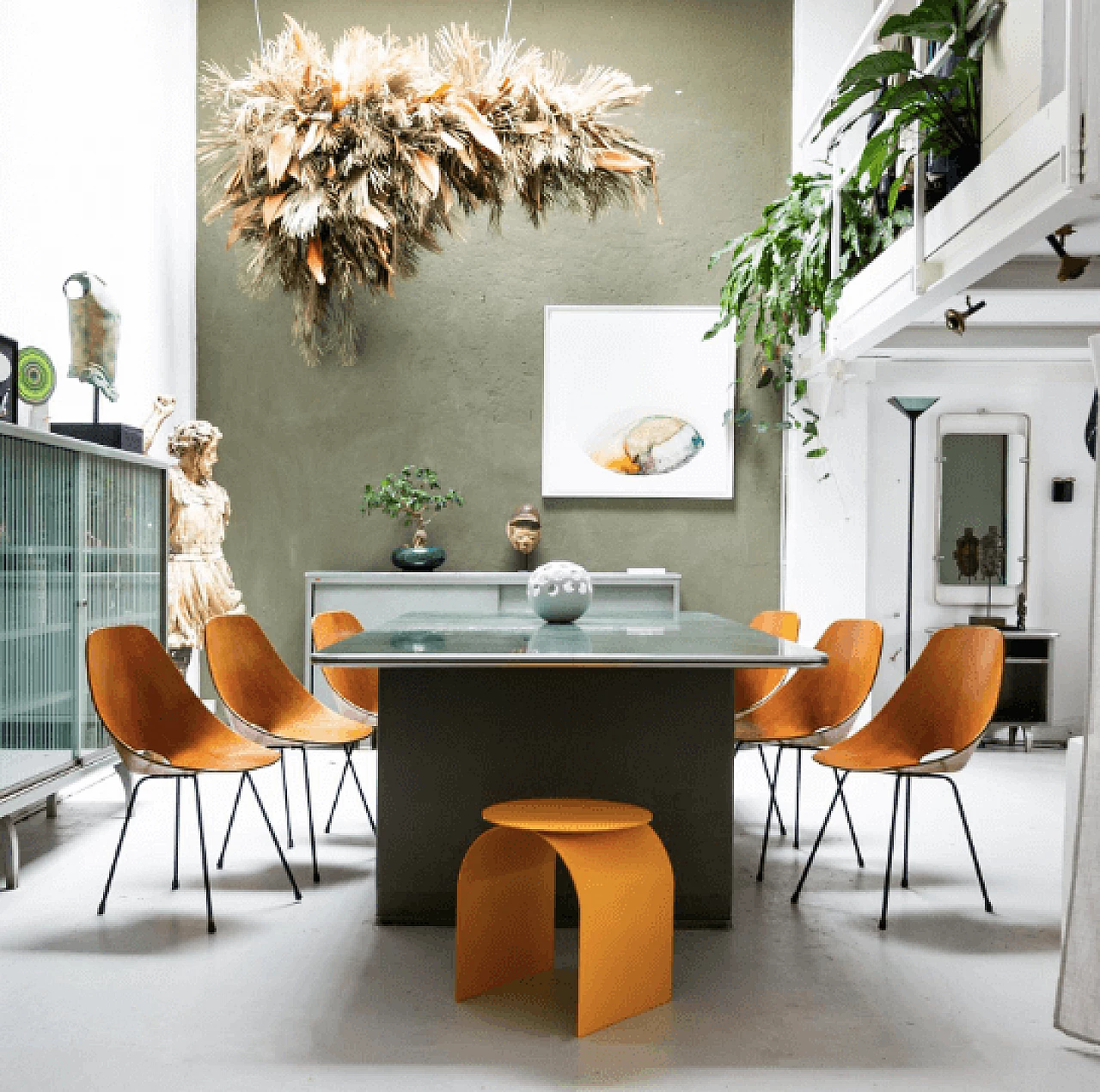 6 Medea chairs in wooden by Vittorio Nobili for Tagliabue, 1956 2