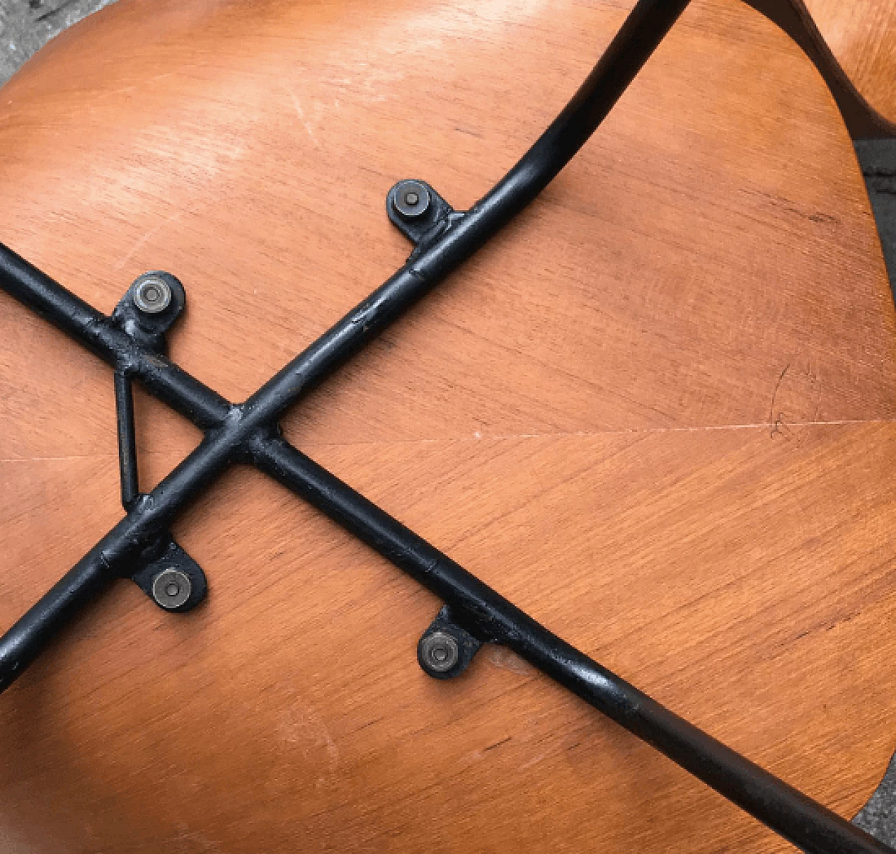 6 Medea chairs in wooden by Vittorio Nobili for Tagliabue, 1956 7