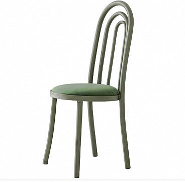 Memphis-style green metal chair by Ettore Sottsass, 1980s