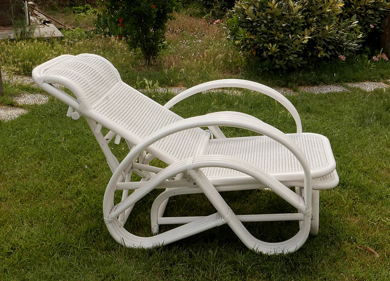 Recliner garden armchair, 1970s 2