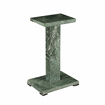 Art Deco style column in green marble, 20th century
