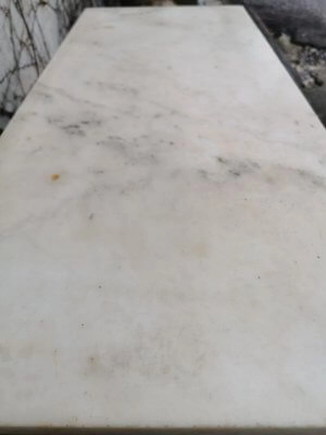 Consolle in noce con piano in marmo, '800 12