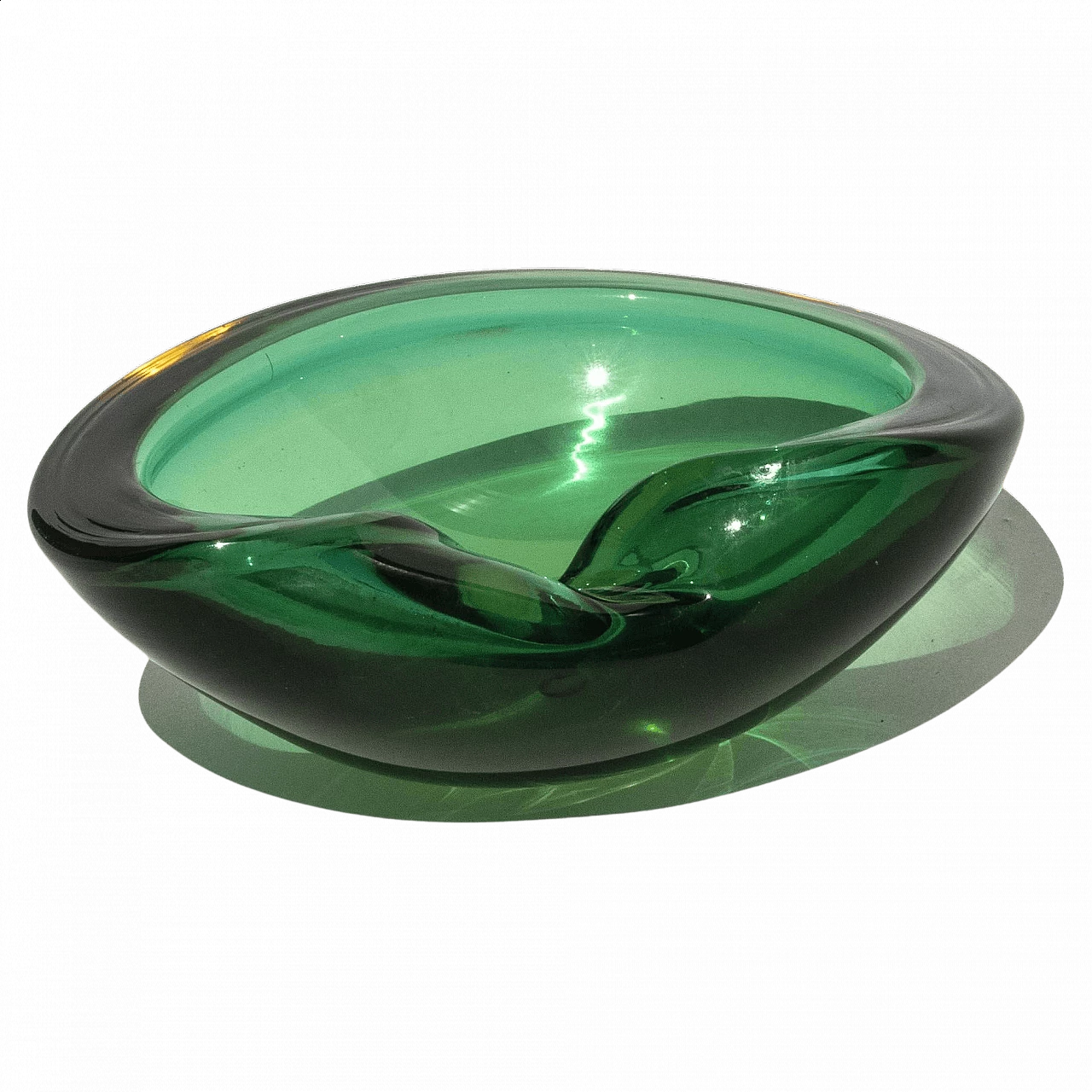 Posacenere in vetro di Murano nello stile di Flavio Poli, anni '60 5