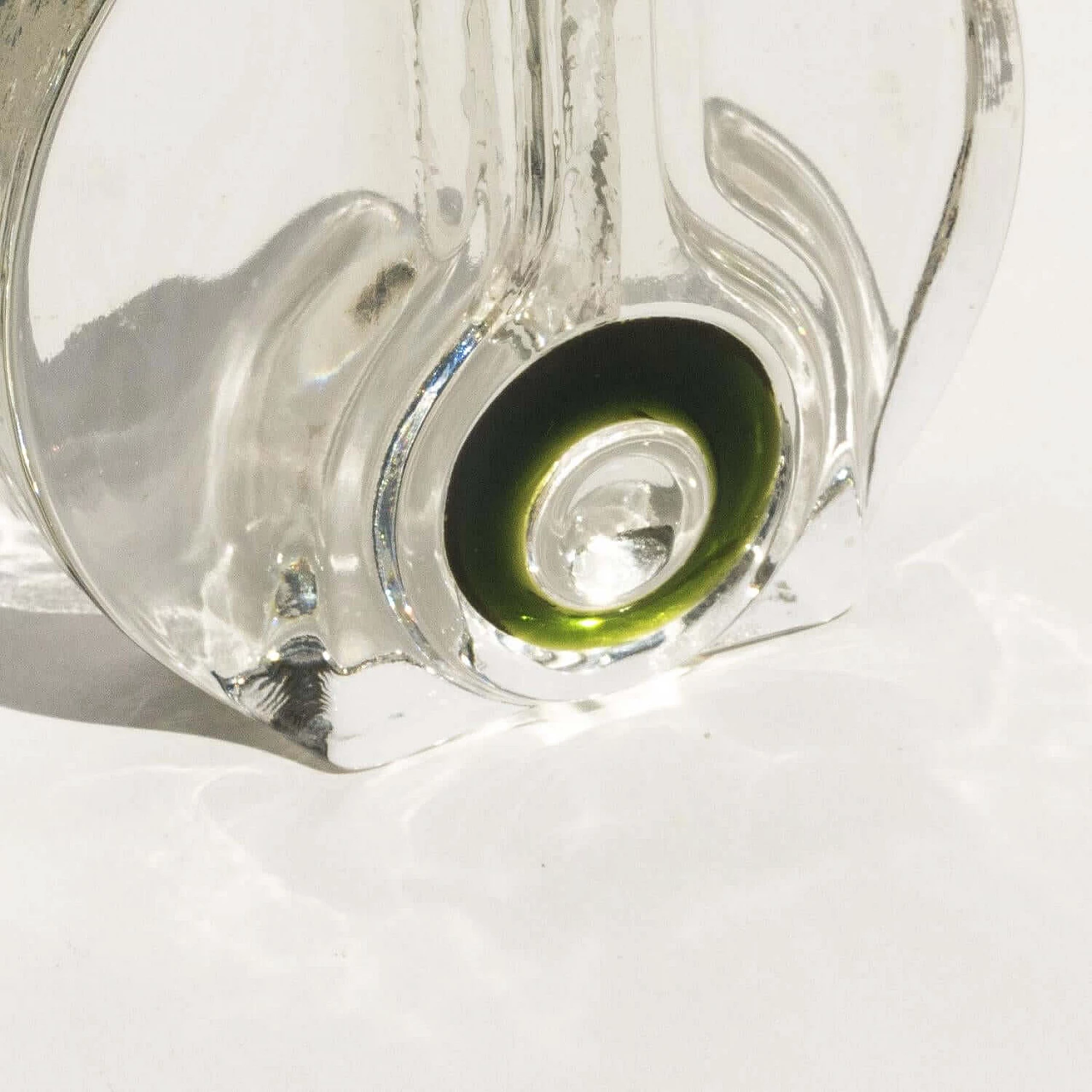 Murano glass vase with geometric decoration, 1960s 1