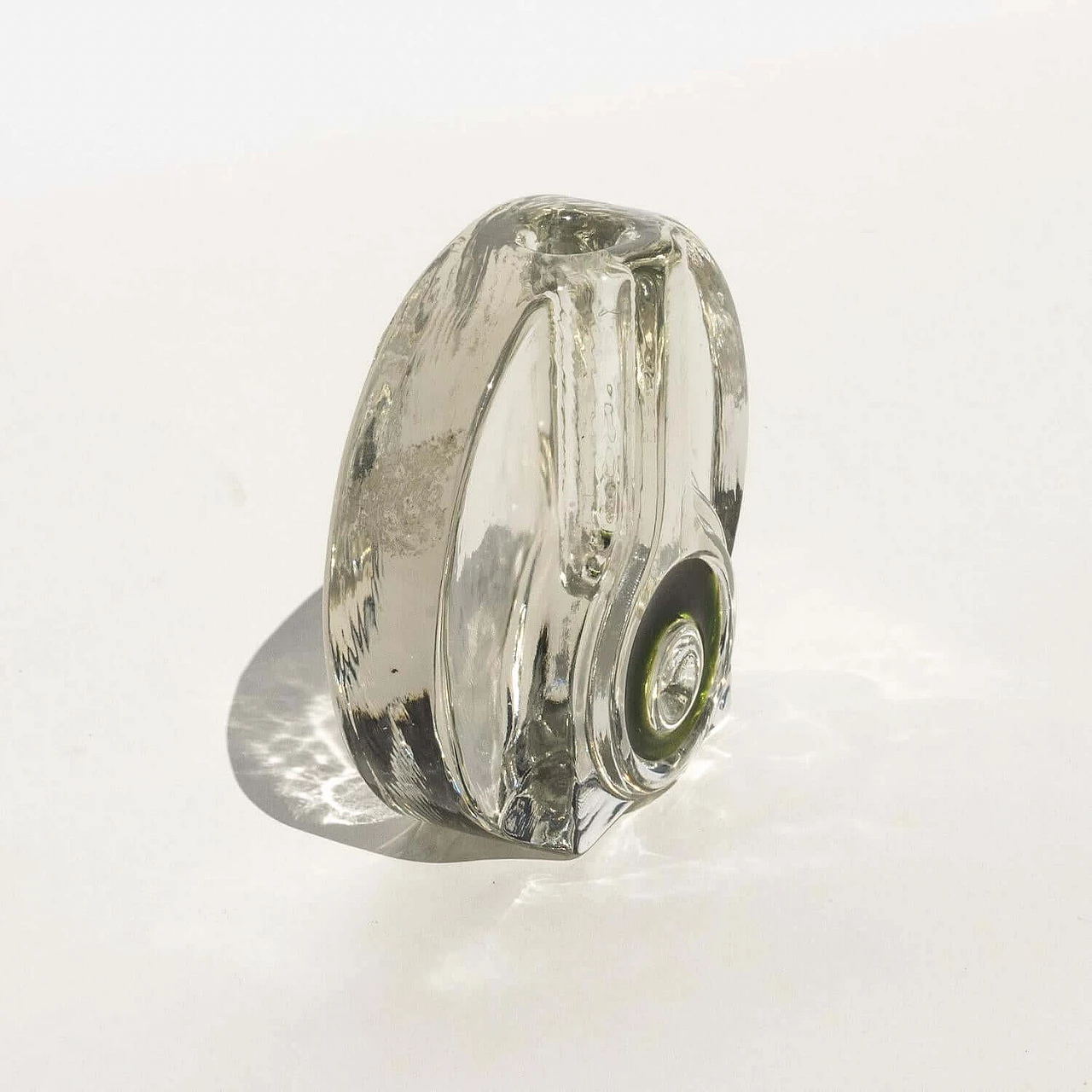 Murano glass vase with geometric decoration, 1960s 2