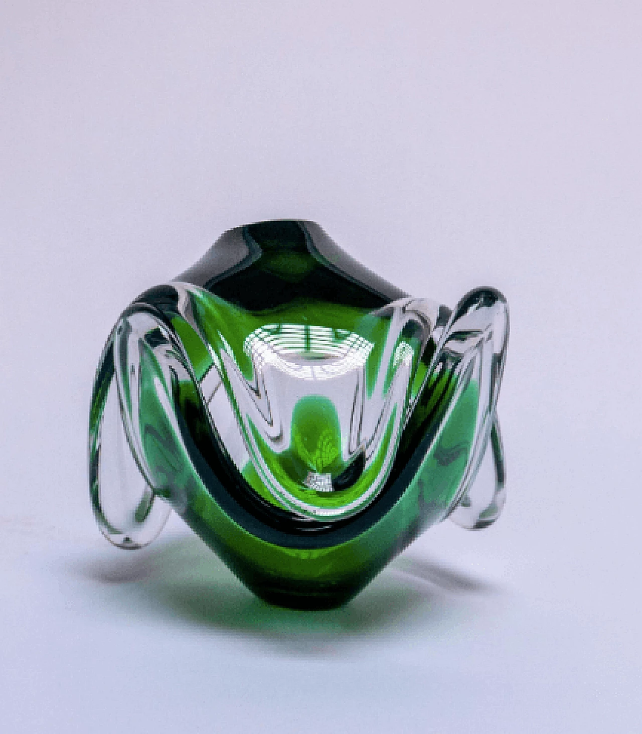 Pair of sculptures in Murano glass , 1960s 3