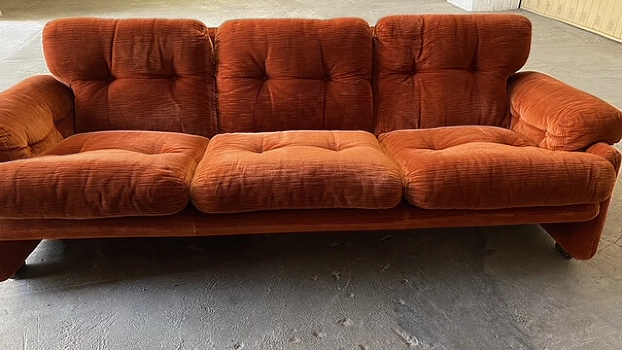 Coronado sofa by Afra and Tobia Scarpa for B&B Italia, 1970s 1