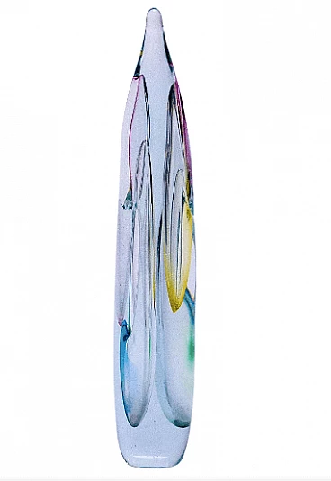 Sculpture in colored Murano glass, 1960s