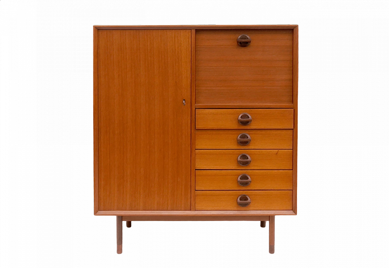 George Coslin's wooden sideboard, 1960s 6