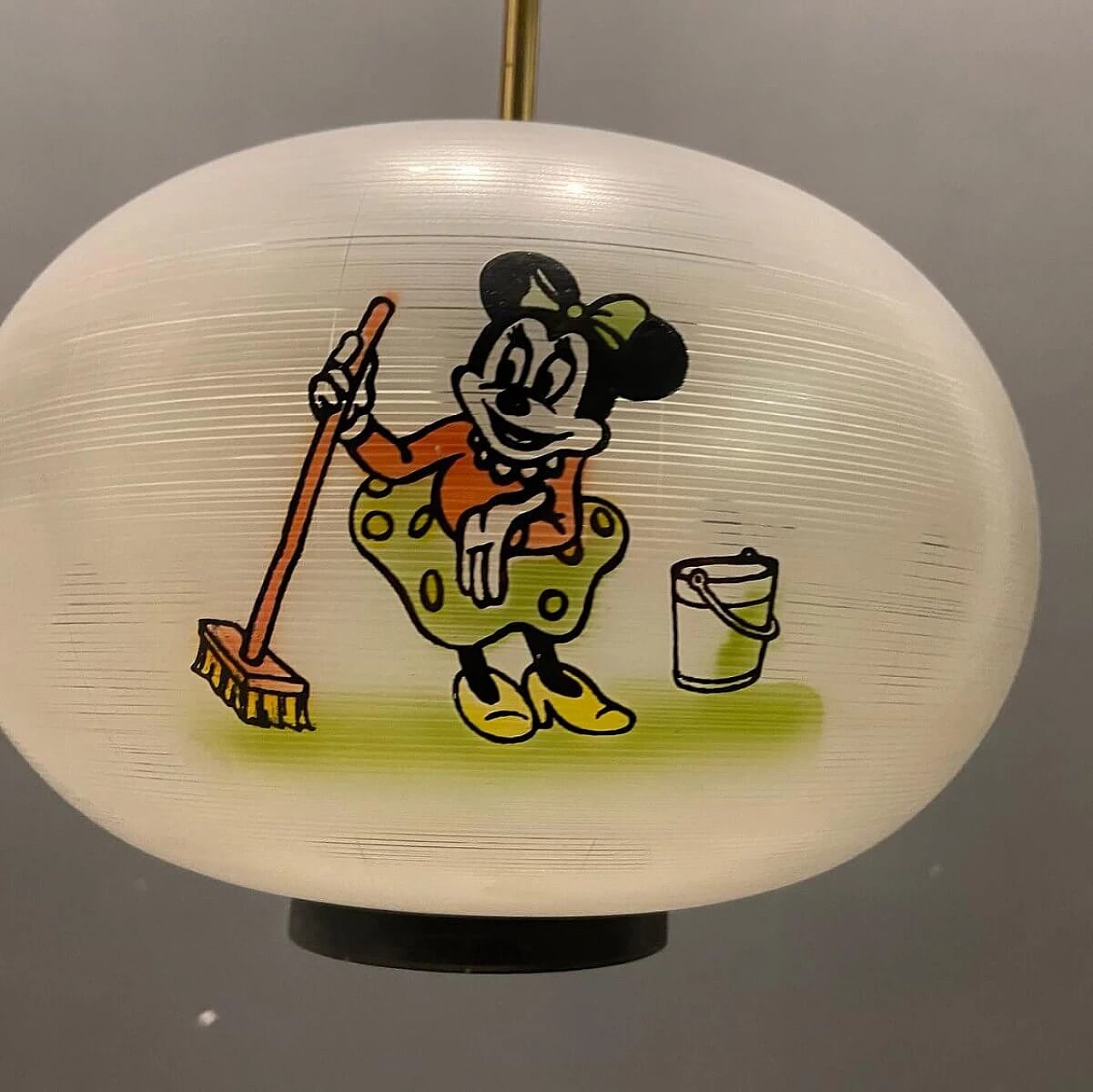 Lampadario con disegni Walt Disney attribuita a Doria Leuchten, anni '50 5