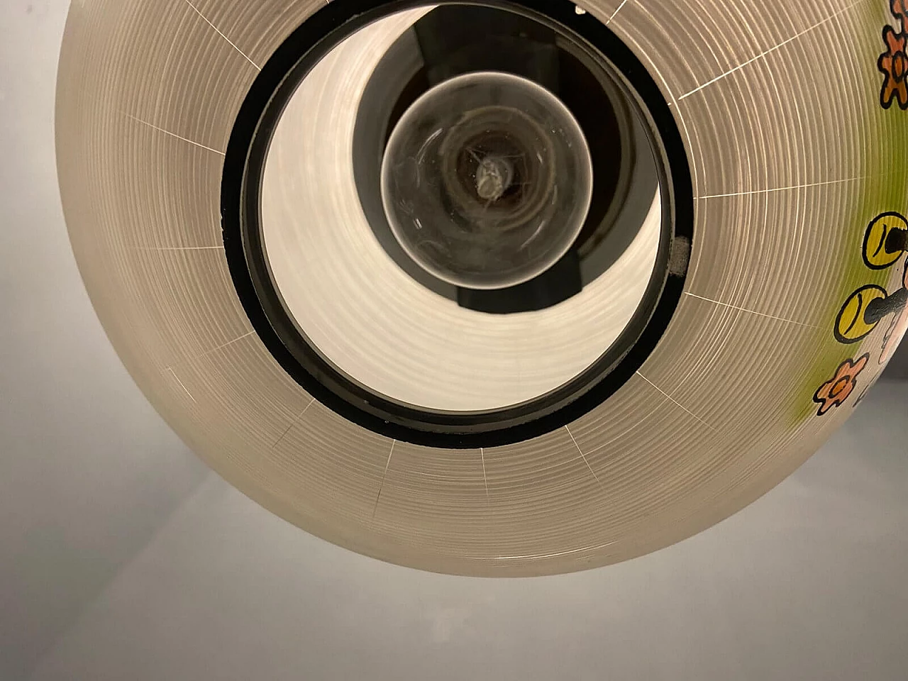 Lampadario con disegni Walt Disney attribuita a Doria Leuchten, anni '50 6