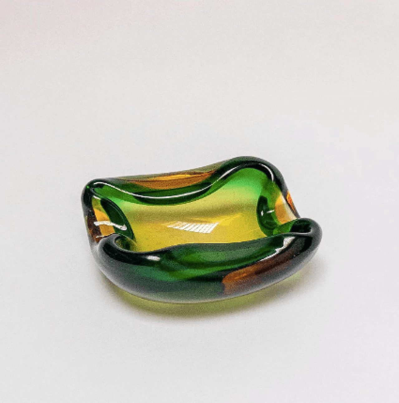Ashtray in colored Murano glass , 1960s 2