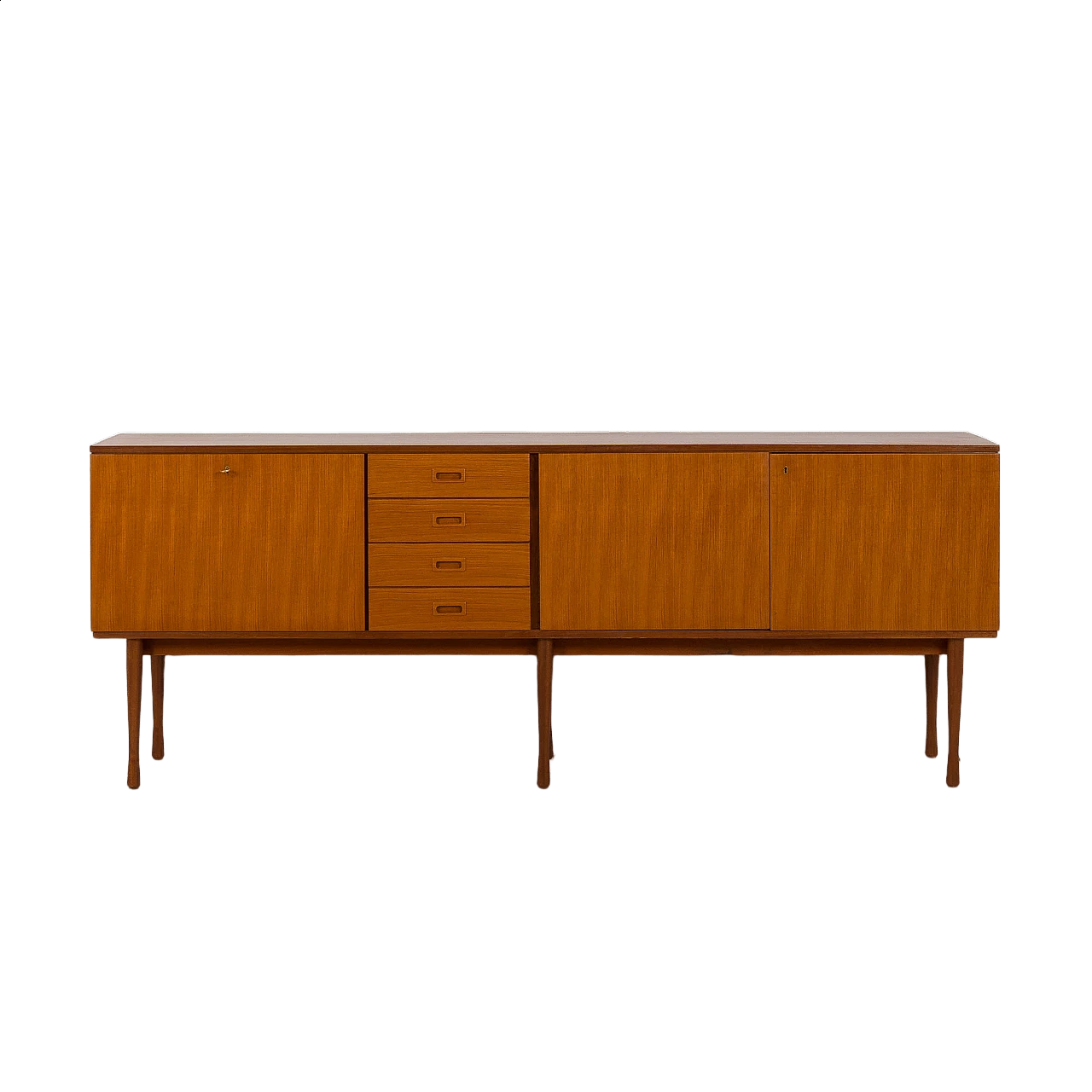Extra-long teak sideboard by Ima Mobili, 1970s 20