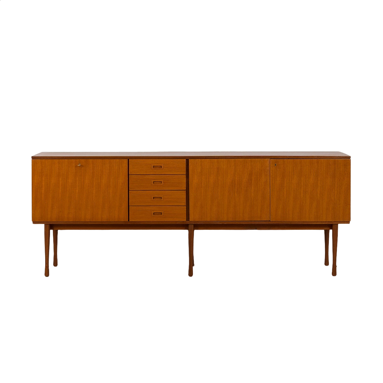 Credenza extra lunga in teak di Ima Mobili, anni '70 20