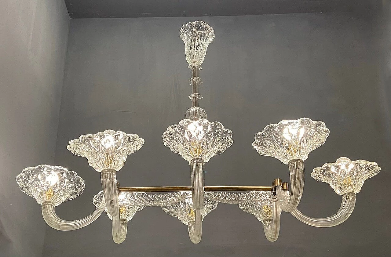 Murano glass chandelier by Barovier, 1920s 1