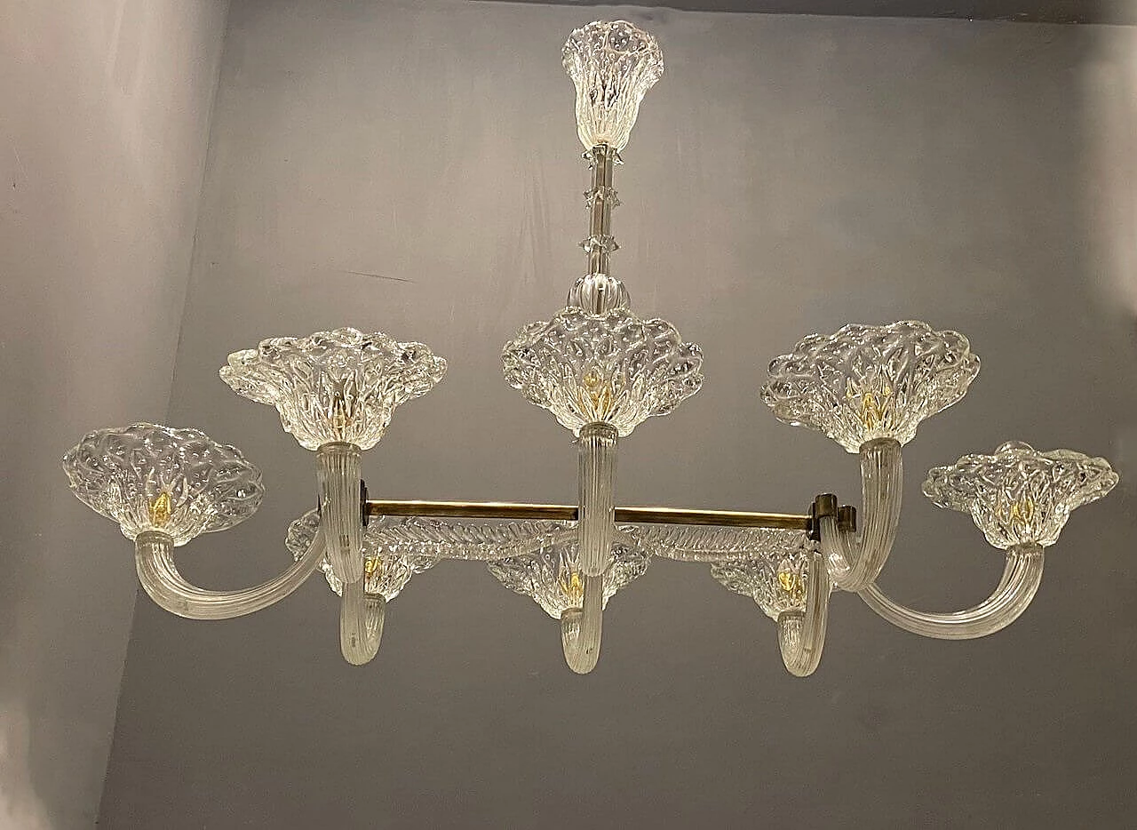 Murano glass chandelier by Barovier, 1920s 2