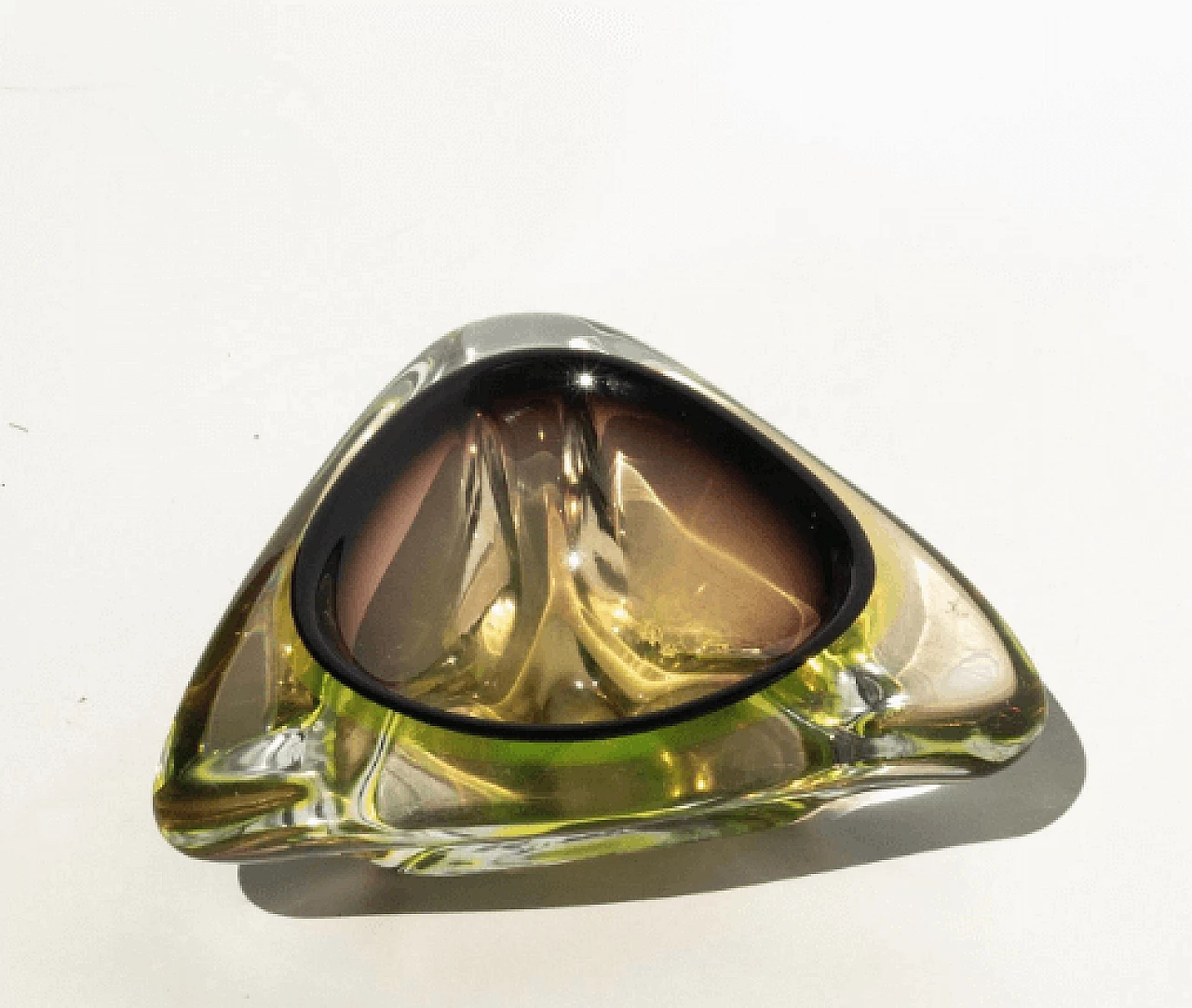Uranium bowl in Murano glass, 1960s 3