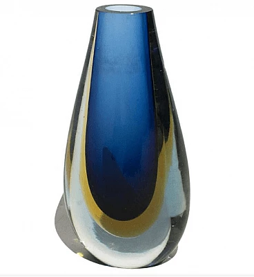Vase in Murano glass in the style of Flavio Poli, 1960s