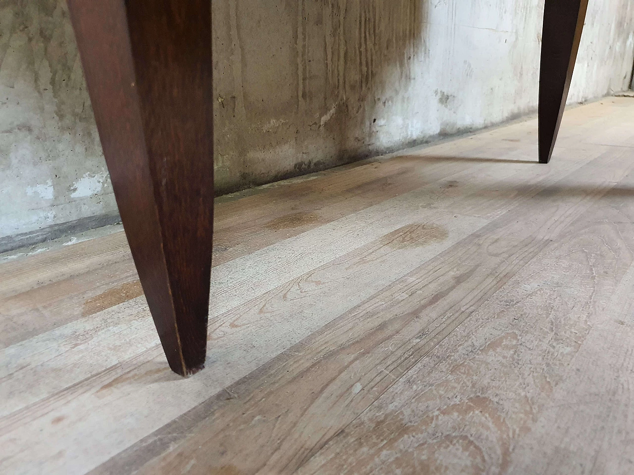 Rosewood showcase with glass shelves, 1950s 57