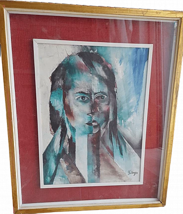 Ritratto di donna di Silvana Galeone, anni '70