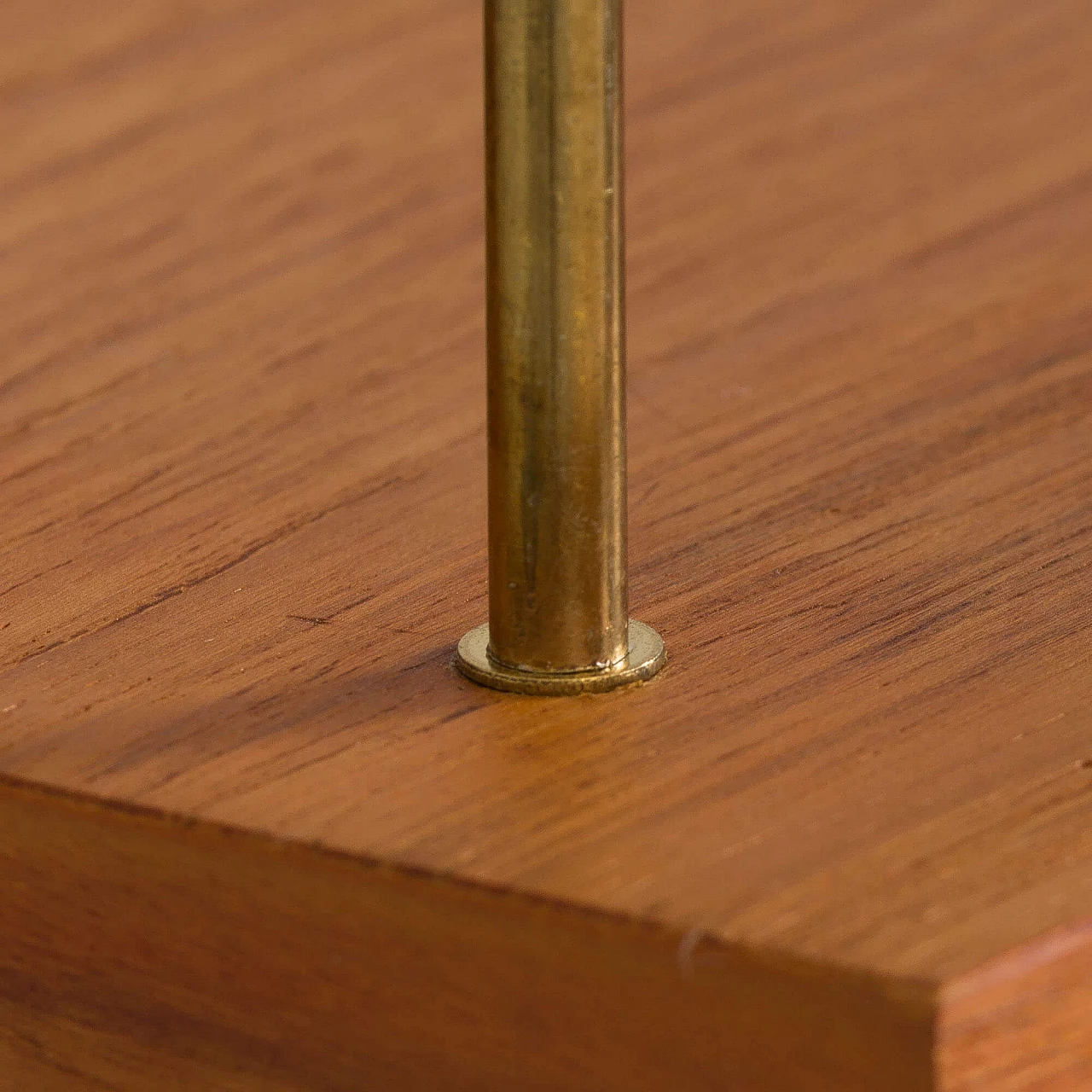 Pensile danese in teak con console e 3 ripiani in stile Cadovius e Sorensen, anni '60 12