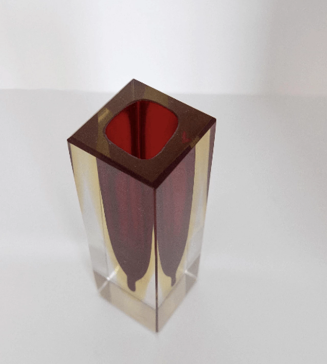 Vase in Murano glass in the style of Flavio Poli, 1960s 3