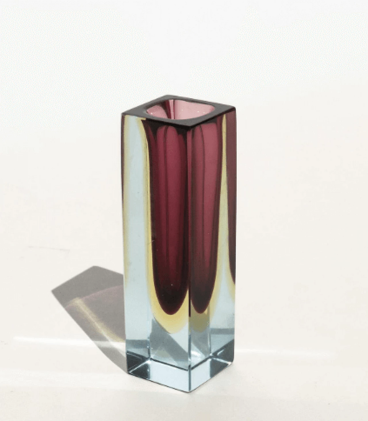 Geometric vase in Murano glass, 1960s 2
